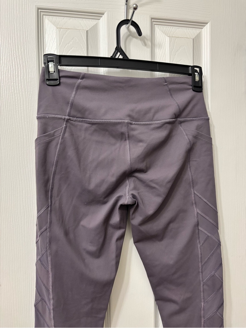 Victoria Sport Mauve Purple High Rise Mesh Panel Pocket Leggings Women’s Medium - Picture 7 of 8